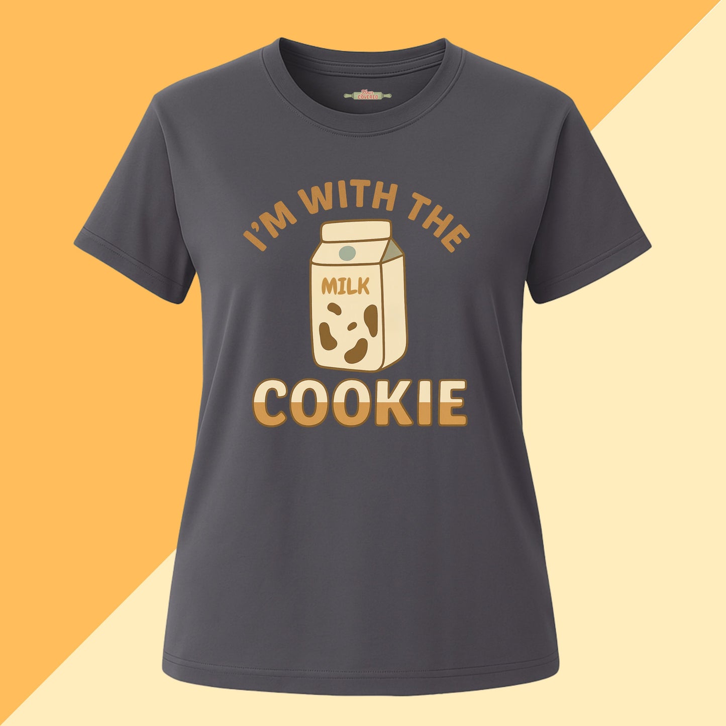 I'm With The Cookie Tee Matching Milk & Cookie Shirt