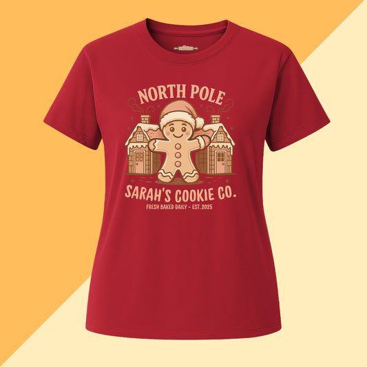 Personalized North Pole Cookie Co. Tee