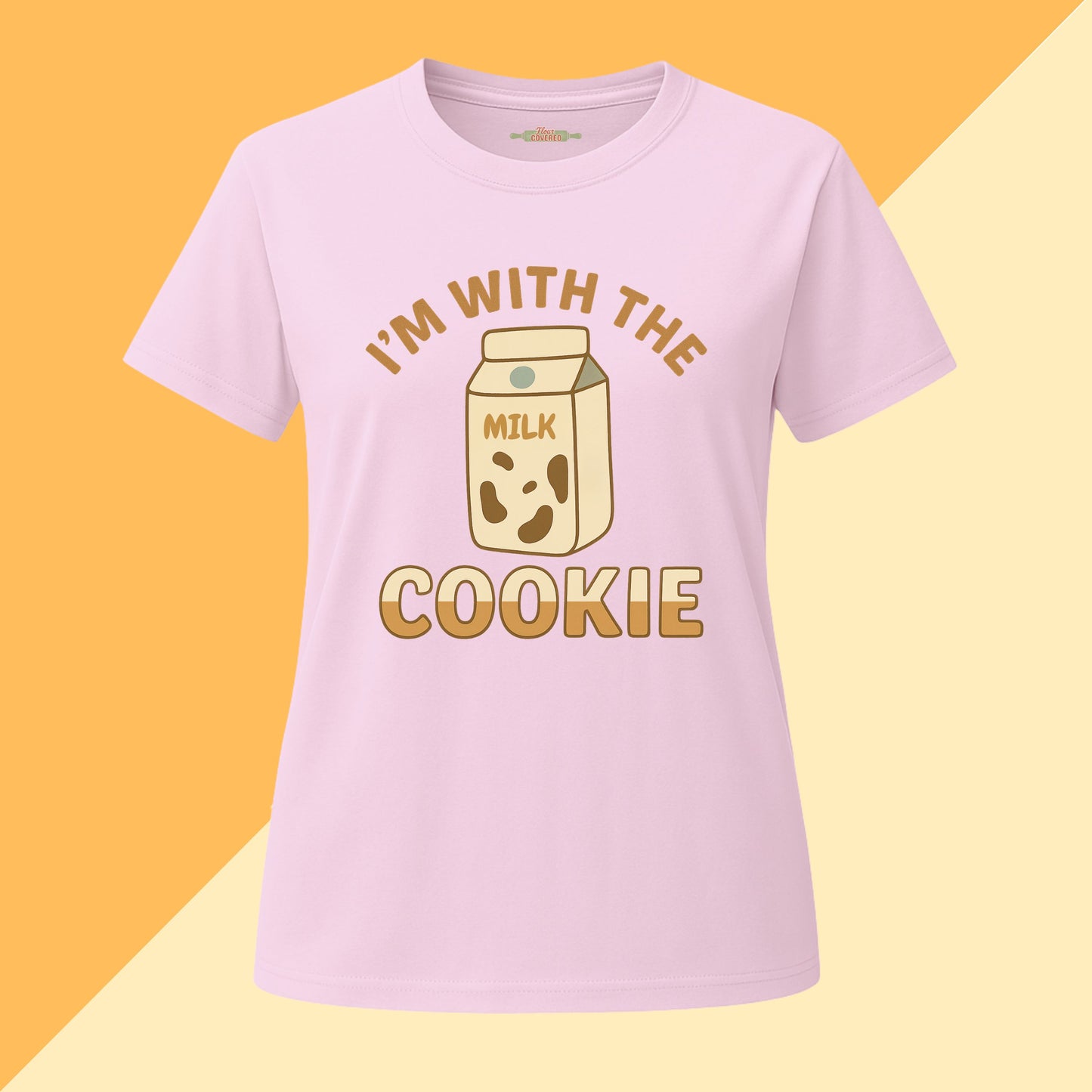 I'm With The Cookie Tee Matching Milk & Cookie Shirt