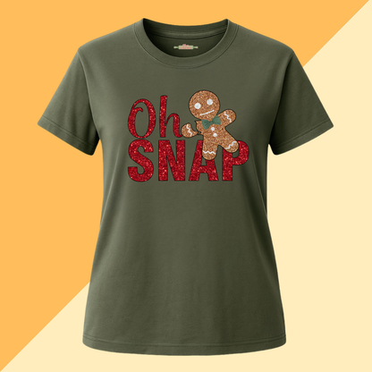 Oh Snap Gingerbread Cookie Tee