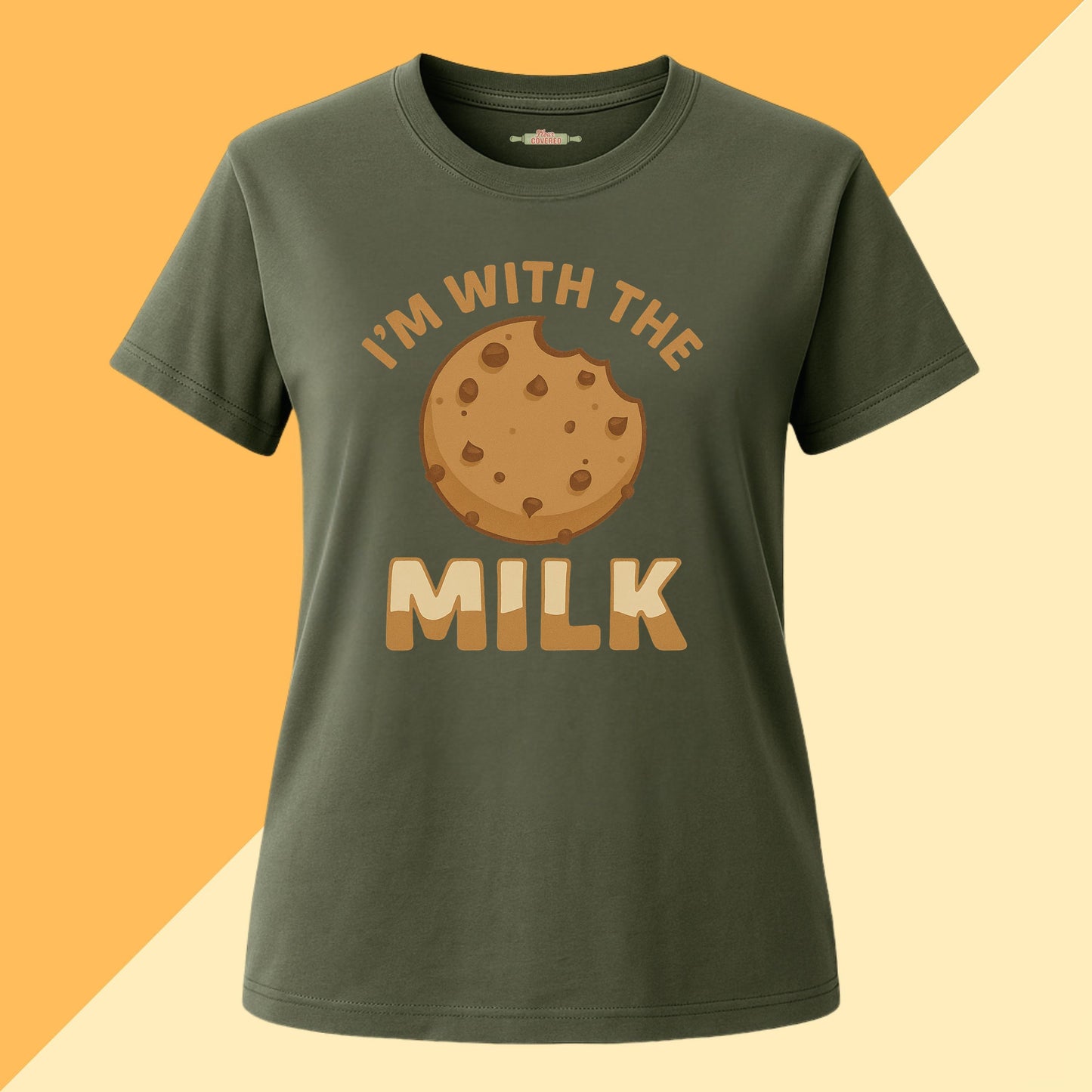 I’m With the Milk Tee Matching Milk & Cookie Shirt
