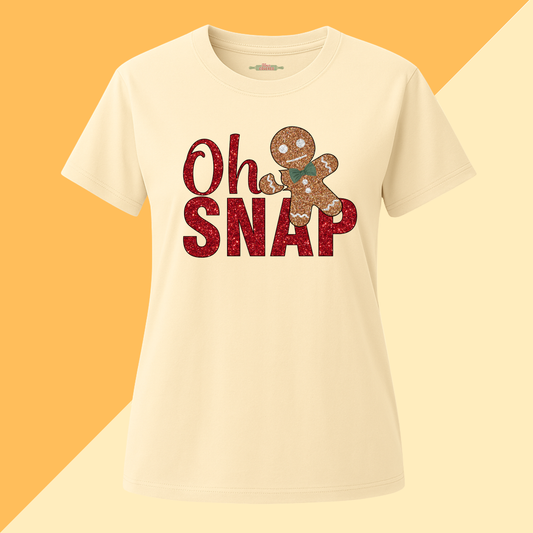 Oh Snap Gingerbread Cookie Tee