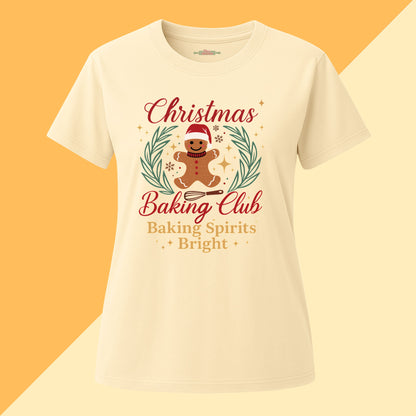 Christmas Baking Club Baking Spirits Bright Tee