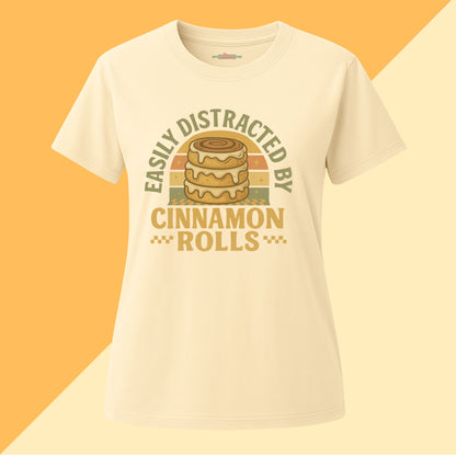 Easily Distracted By Cinnamon Rolls Tee