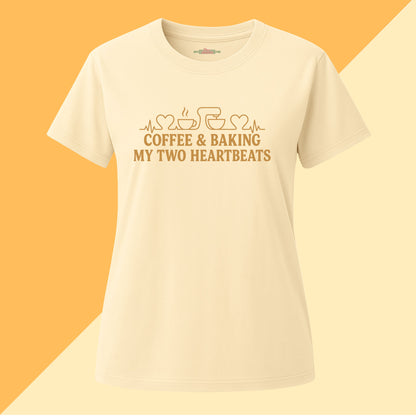 Coffee & Baking My Two Heartbeats Tee