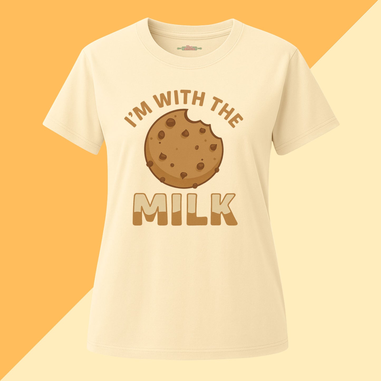 I’m With the Milk Tee Matching Milk & Cookie Shirt