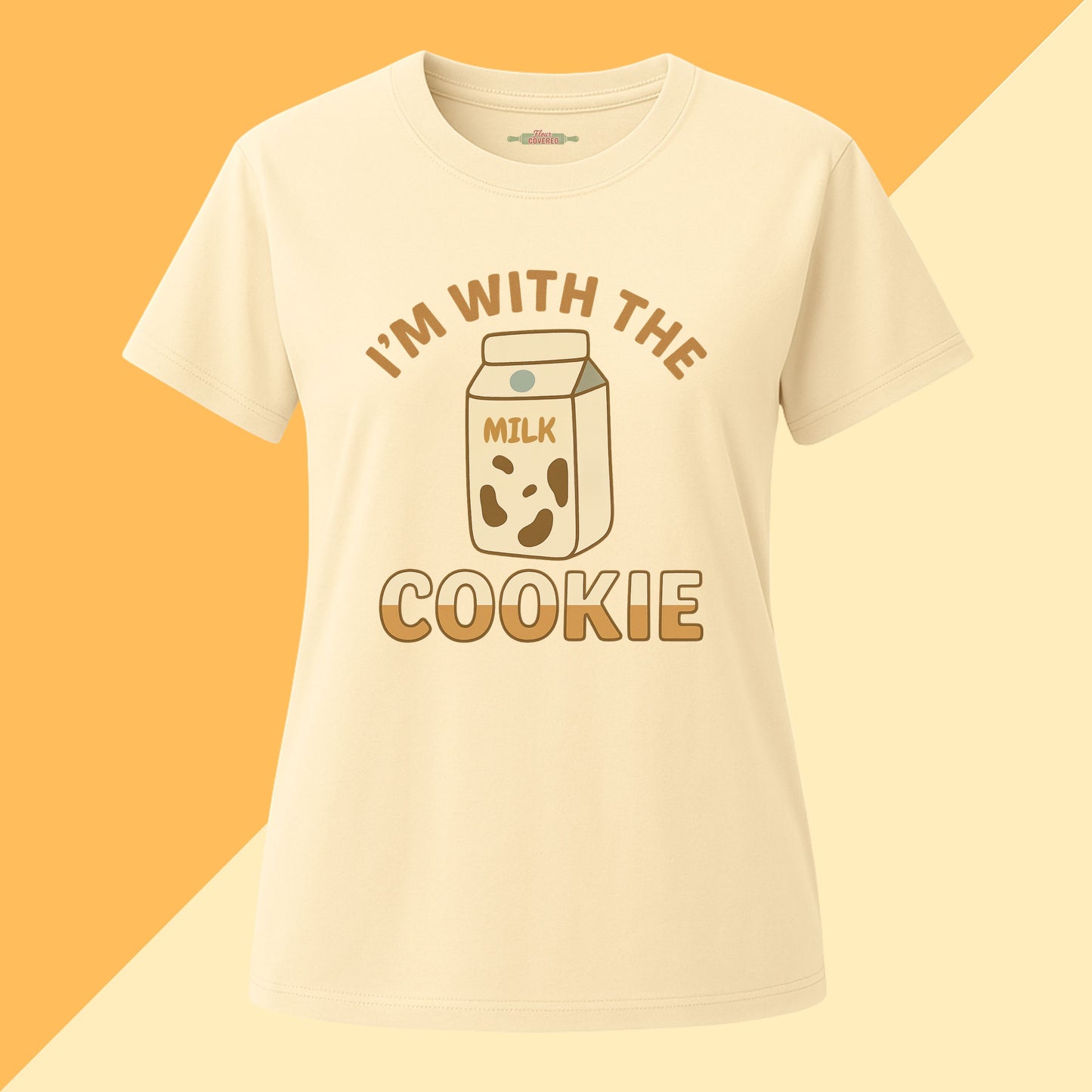 I'm With The Cookie Tee Matching Milk & Cookie Shirt