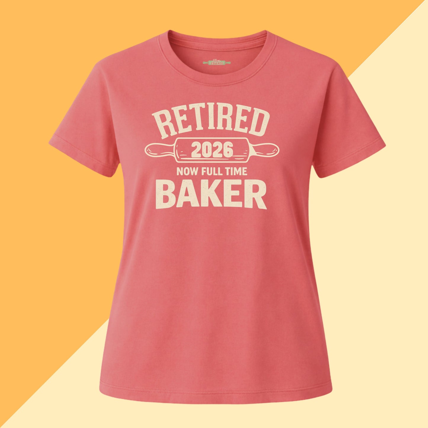 Personalized Retired Now Full Time Baker Tee