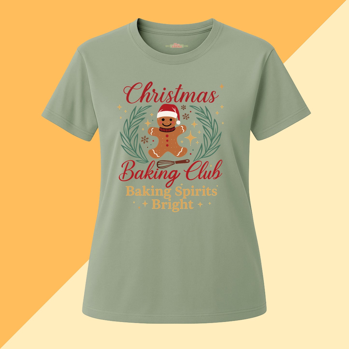Christmas Baking Club Baking Spirits Bright Tee
