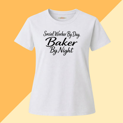 Social Worker By Day, Baker By Night Tee